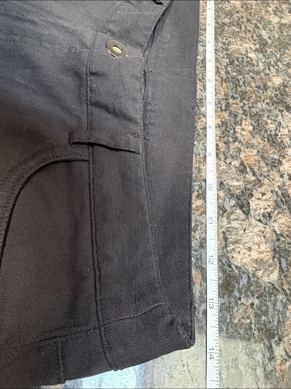 Stretch Black Woman’s Dress Pants Sz 3/4 Long